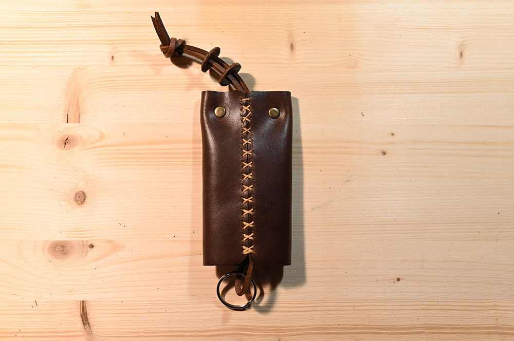 Porta Chiavi In Pelle Colore Nero – Il Bisonte - Foto 6